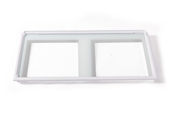 3.2mm White Frame Refrigerator Crisper Drawer Glass Cover