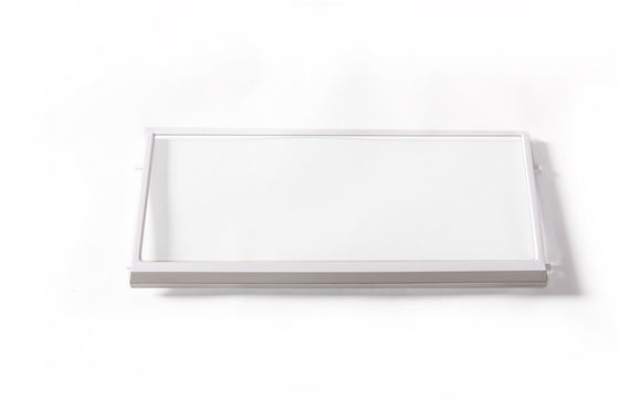 White ABS Hot Foil Treatment On Trim Fridge Glass Shelves